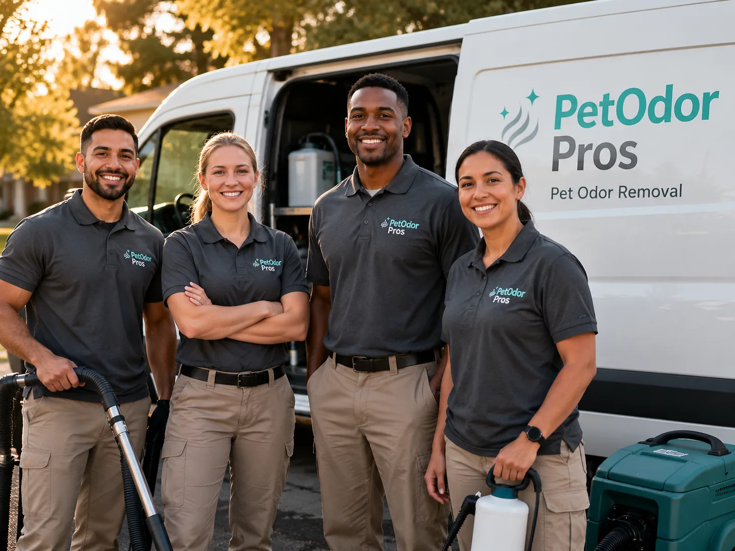 Pet Odor Removal team serving England, AR